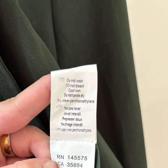 The Korner Forest Green Tailored Blazer Jacket Women’s Size S NWT - Picture 9 of 9